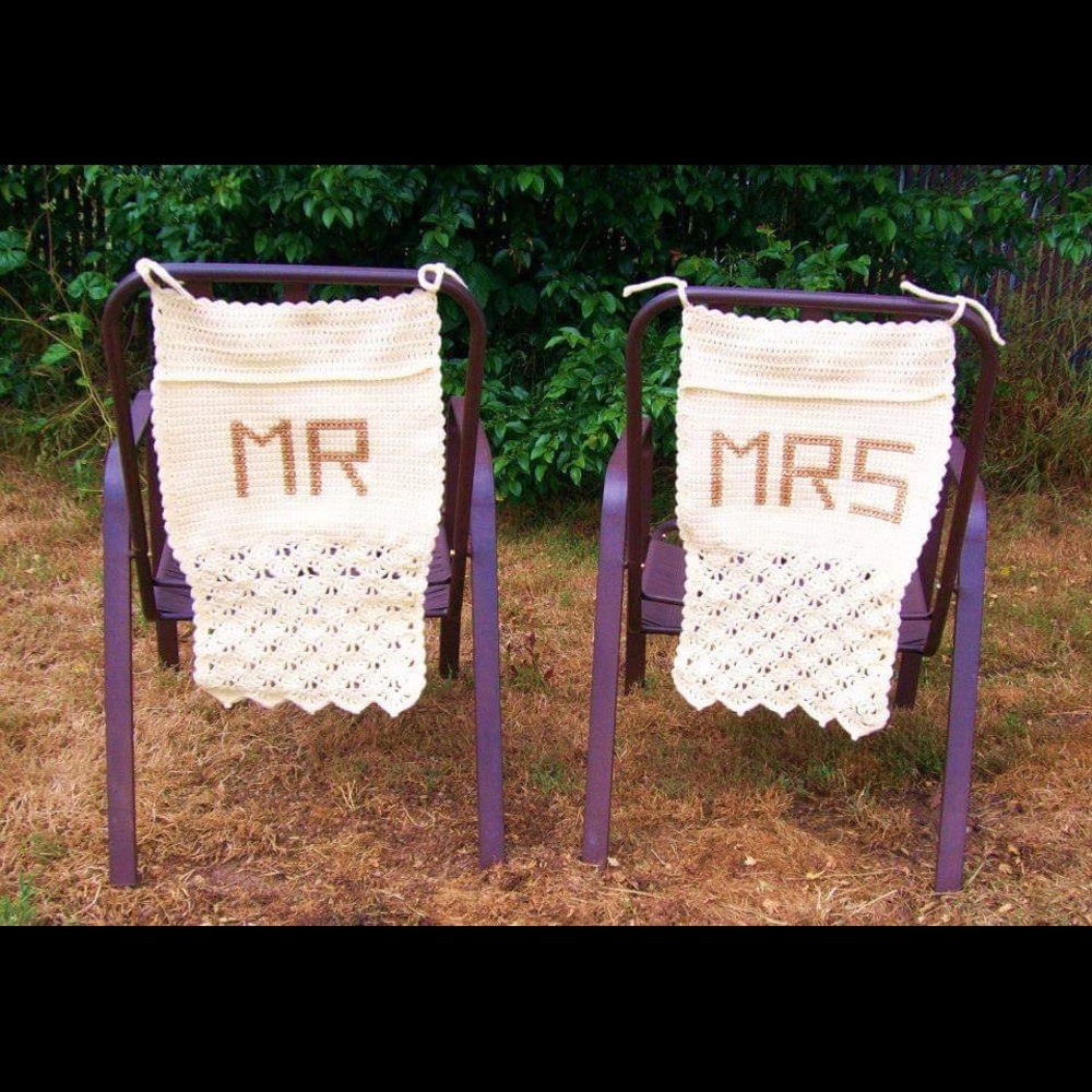 Mr & Mrs Wedding Seat Covers